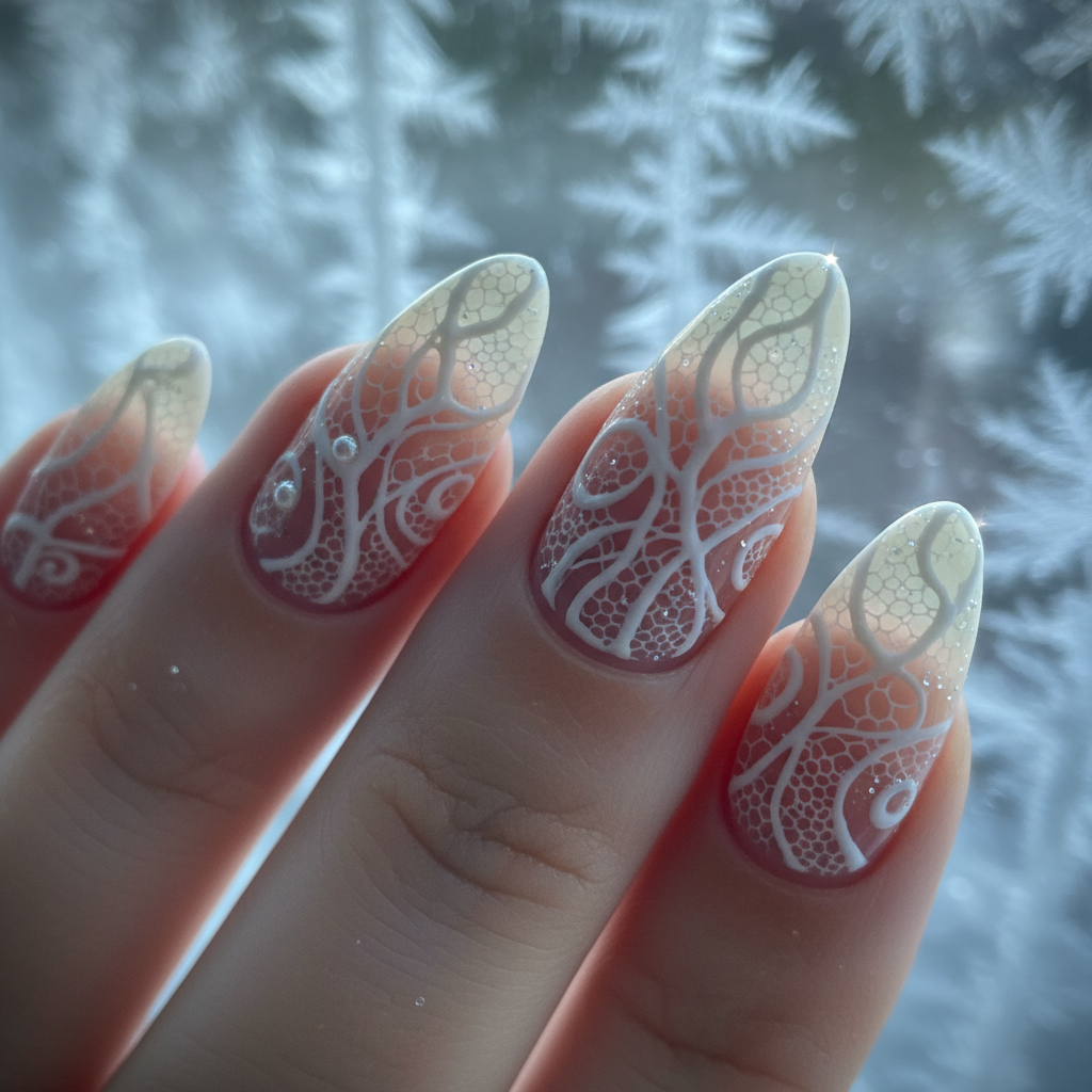 Abstract Lace Swirls