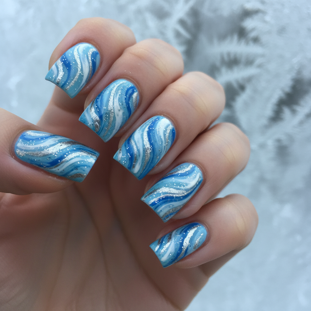 Abstract Winter Wind