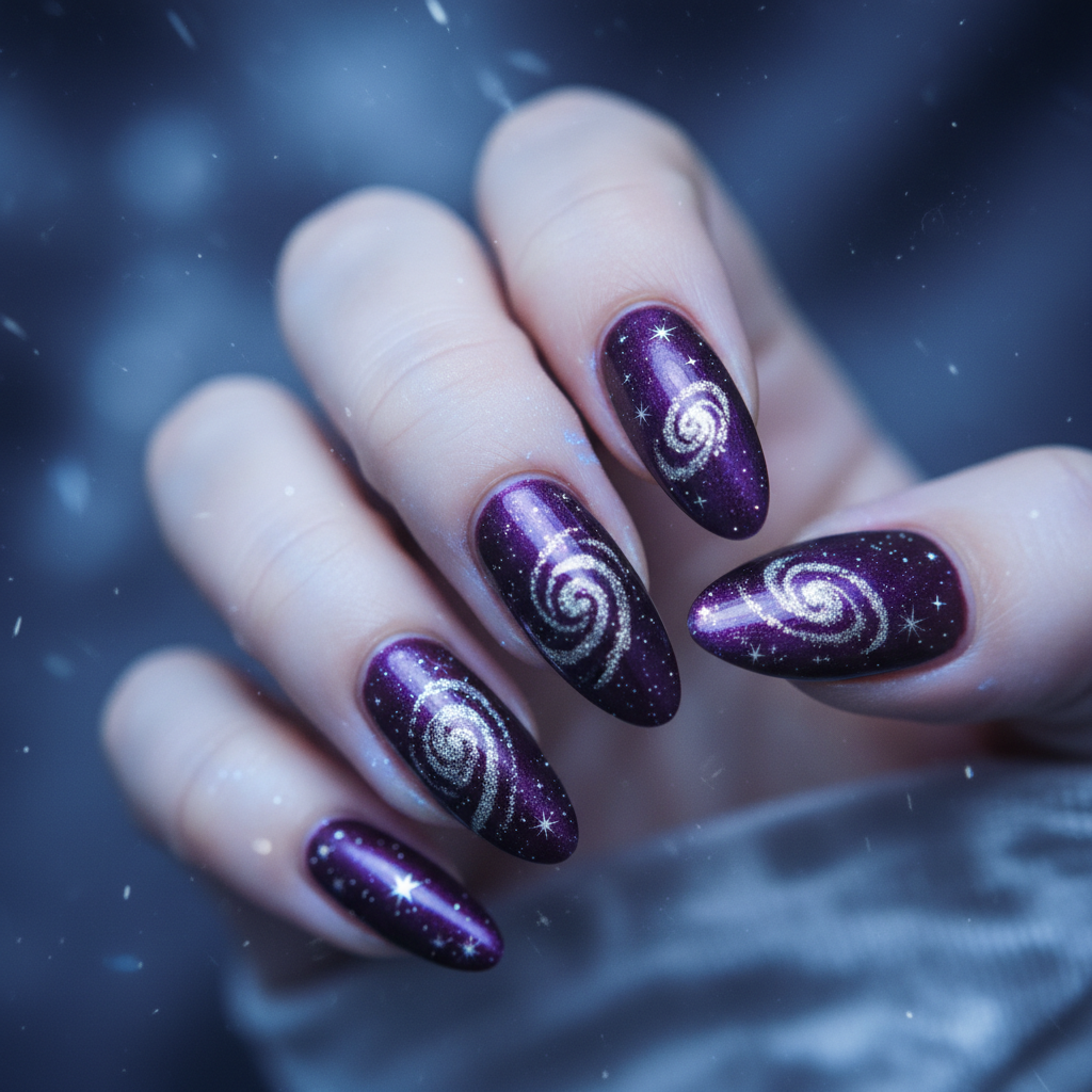 Deep Purple Celestial Cat-Eye