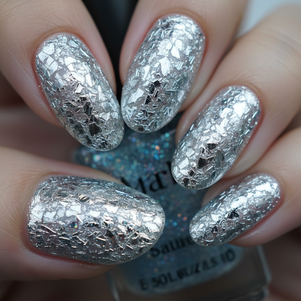 Encapsulated Chrome Flakes