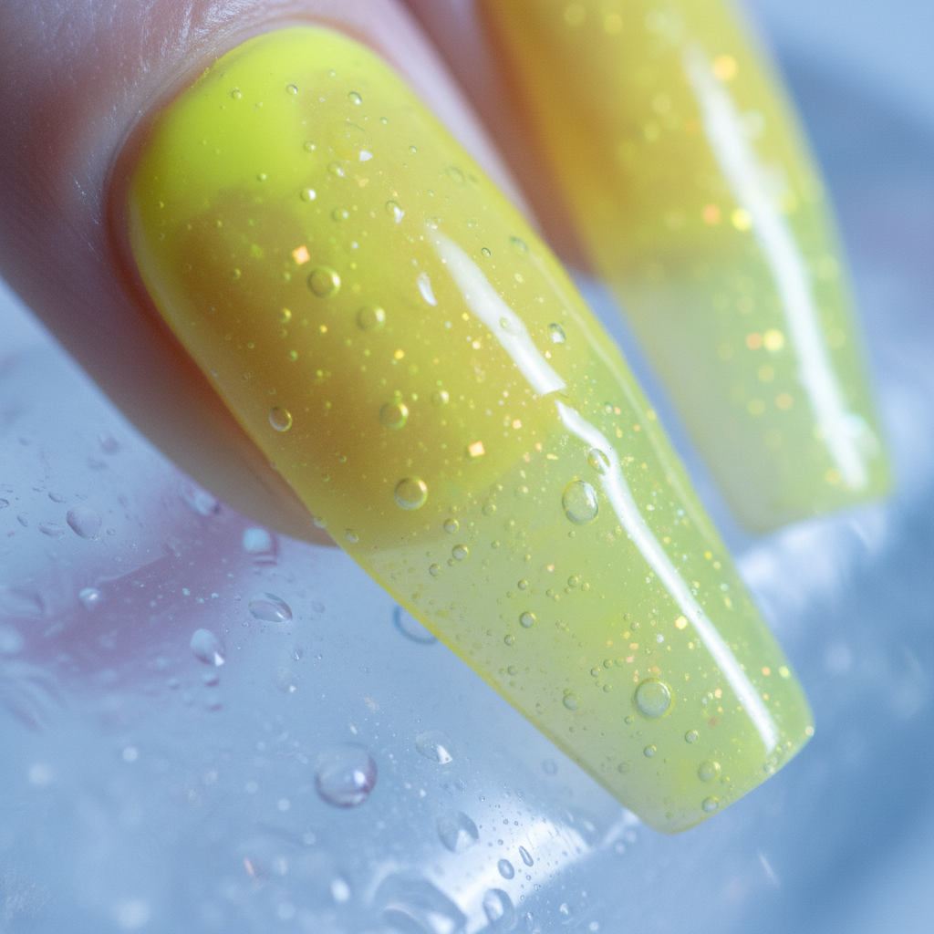 Fluorescent Yellow Jelly Overlay