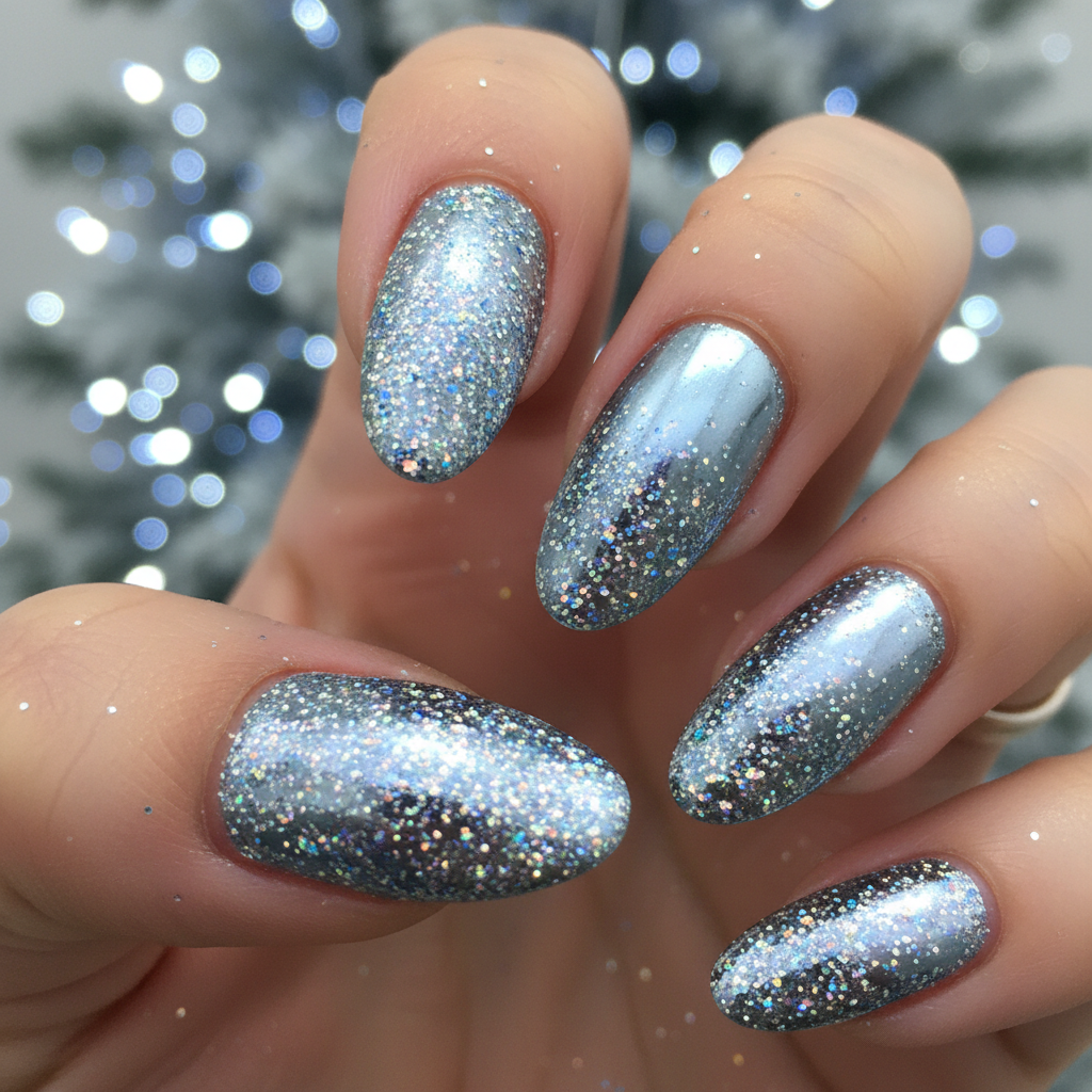 Glitter Chrome Fade
