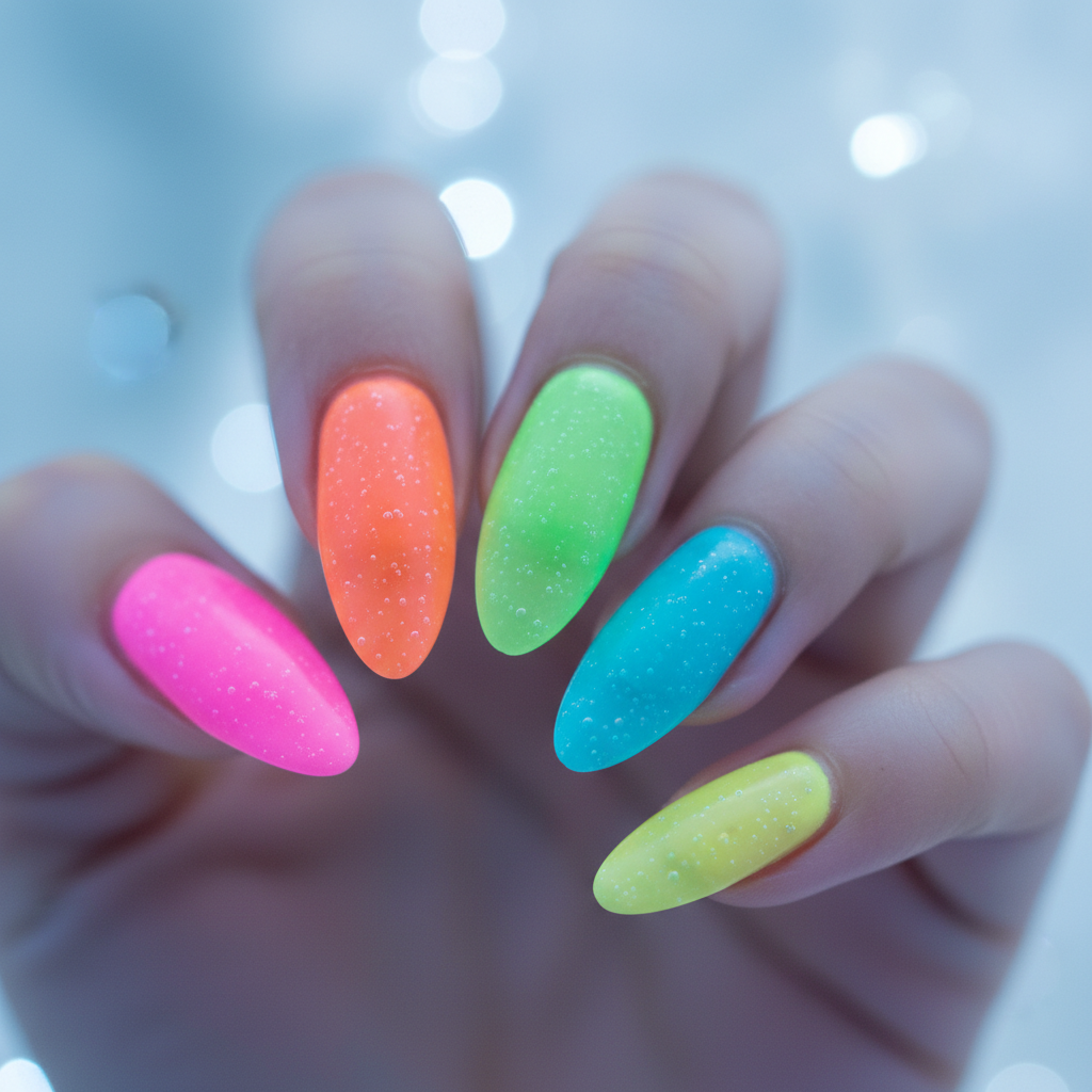 Mixed Neon Gummy Skittles