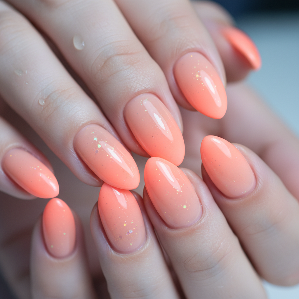 Neon Peach Gummy Gradient