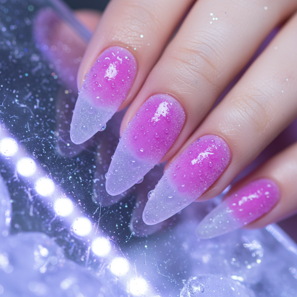 Neon Purple Gummy Matte Finish