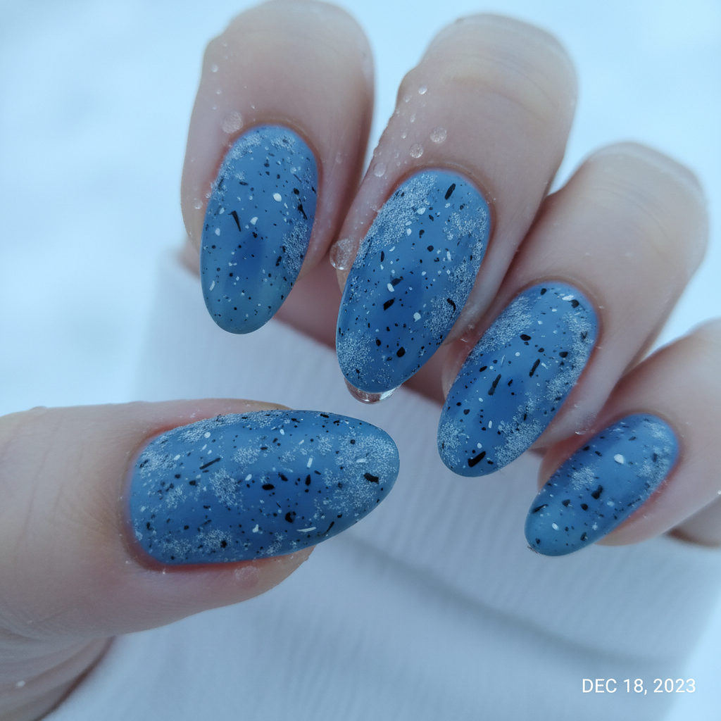 Speckled Frozen Lake