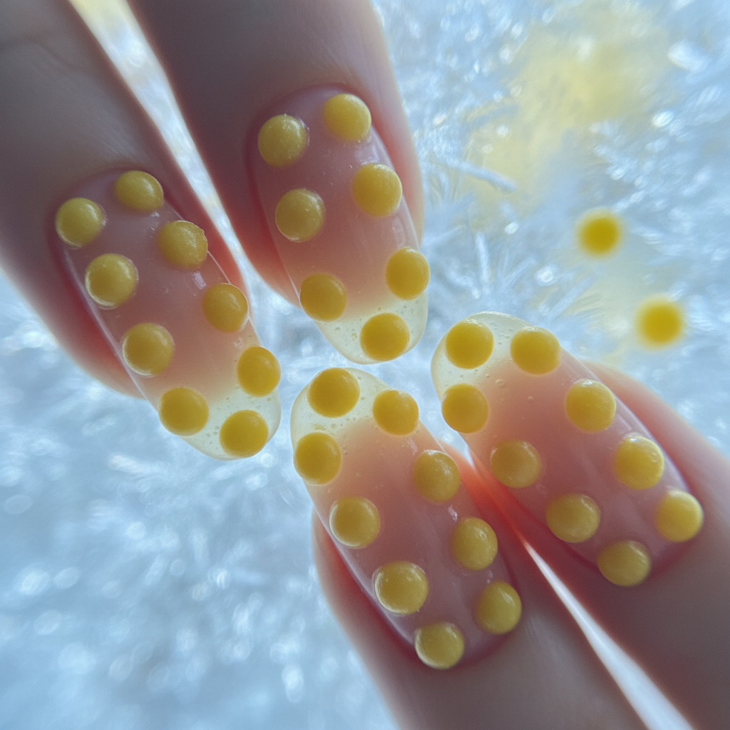 Sunshine Yellow Gummy Dots