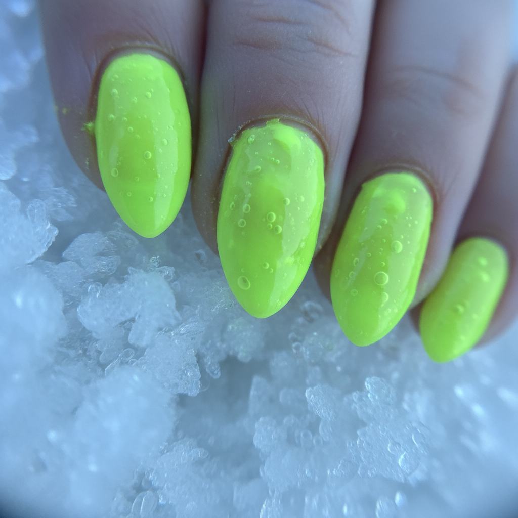 Translucent Neon Green Gummy
